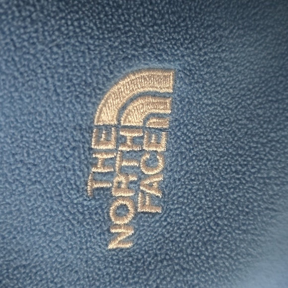 The North Face Light Blue 1/4 Zip Fleece Pullover TKA 100 Women L - Picture 3 of 5